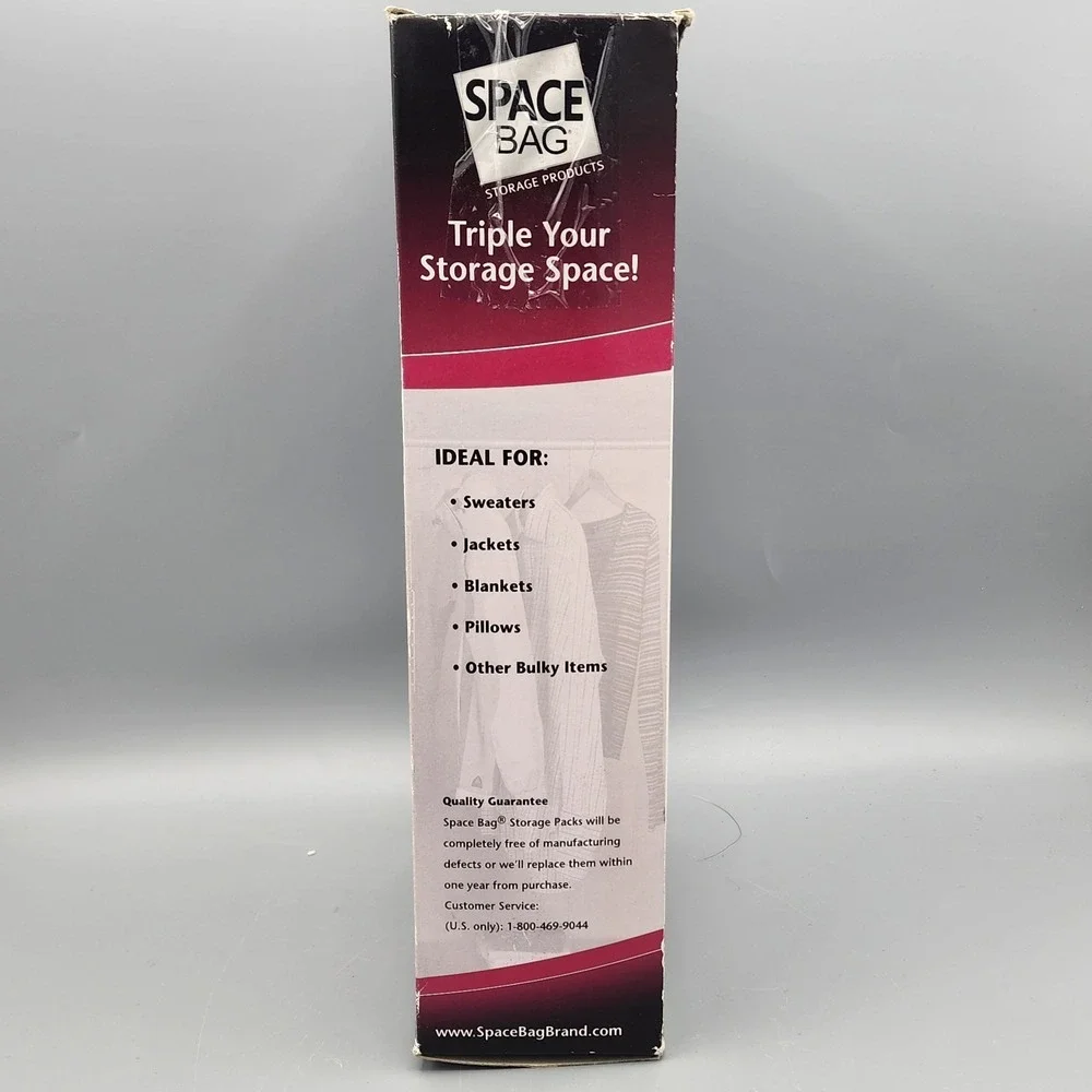 THE ORIGINAL SPACE BAG VACUUM-SEAL STORAGE PACKS 3pc LARGE SIZE 21.5